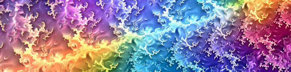 Sticker - abstract fractal background