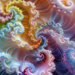 Wall Mural - abstract fractal background