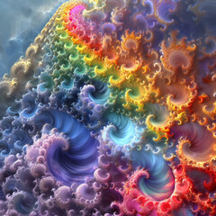Wall Mural - abstract fractal background