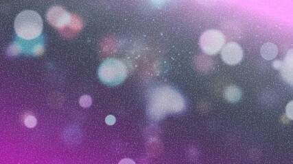 Wall Mural - Pink purple white blue Background Abstract Seamless Loop. Dynamic Motion and Vibrant Gradient. Modern 3D Geometric Texture Pattern, Animation Particles Shine Shimmering Glowing, Noise Bokeh