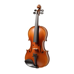 Violin Musical Instrument on White Background