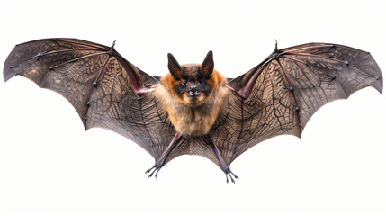 Poster - Large bat spreading its wings, displaying intricate details and a captivating presence