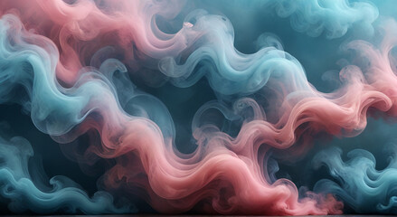 Poster - abstract background with smoke