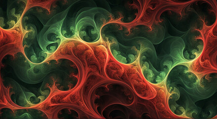 Poster - abstract fractal background