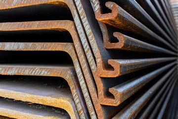 A steel retaining wall designed to withstand landslides.