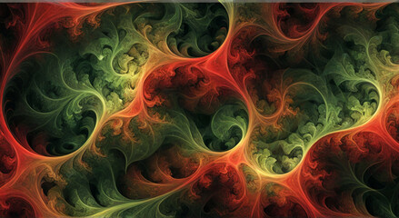 Wall Mural - abstract fractal background