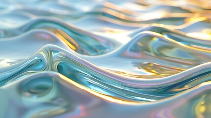 Poster - 3d render abstract background in nature landscape