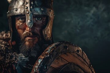 World warriors: the legendary barbarian warrior barbarian Generative AI