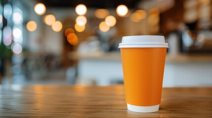 Canvas Print - Glass of coffee. Background with selective focus and copy space