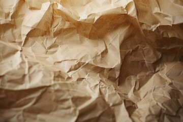 Poster - A close-up shot of a piece of brown paper with intricate details