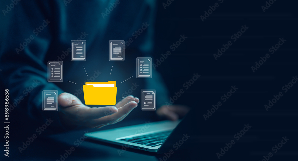manages document data on a laptop. The concept of document files is ...