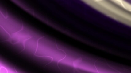 Poster - Purple and black abstract wavy background.