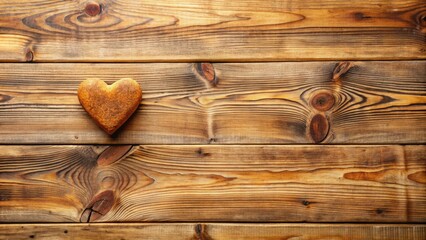 Wall Mural - Warm rustic wooden plank texture with natural imperfections and gentle grain pattern, evoking feelings of coziness and rustic charm, perfect for background or overlay.
