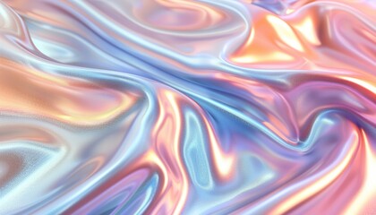 Canvas Print - Abstract iridescent background