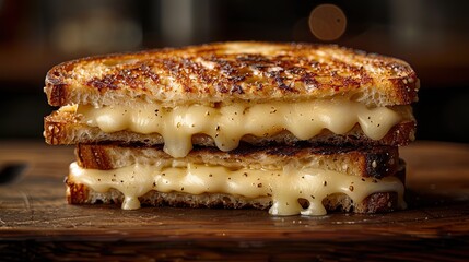 Sticker - Grilled Cheese Sandwich with Melted Cheese