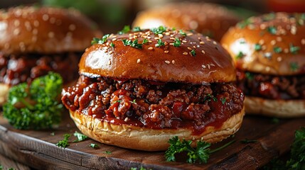 Canvas Print - Delicious Sloppy Joes