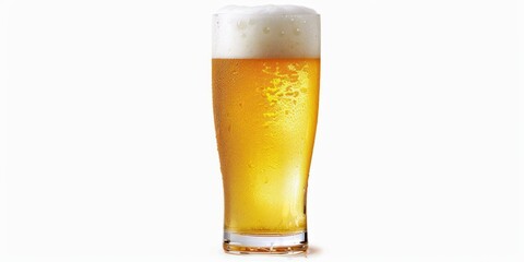 Canvas Print - Beer with Foamy Foam