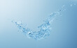 © Vink Fan - Flowing water liquid background, 3d rendering.