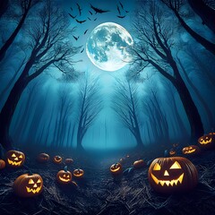 Wall Mural - hallowen background illustration