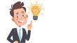 © Nurul - businessman with idea, vector, EPS file