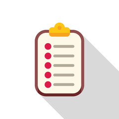 Poster - clipboard is showing check marks for completed tasks on a list, representing project management and 