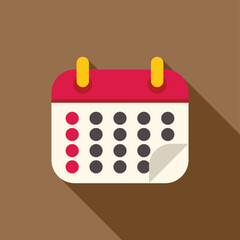 Poster - Calendar icon is showing the days of the month passing by