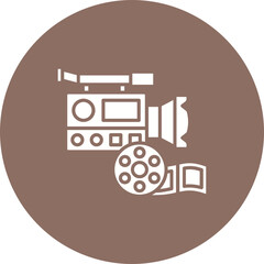 Canvas Print - Camera film Icon