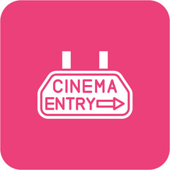 Poster - Cinema entry Icon