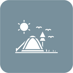 Poster - Camping Icon