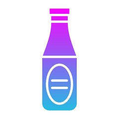 Wall Mural - Sauce bottle Icon