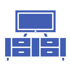 Poster - Tv stand Icon