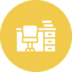 Sticker - Desk Icon