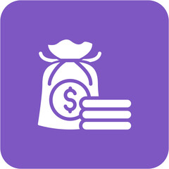 Sticker - Money bag Icon