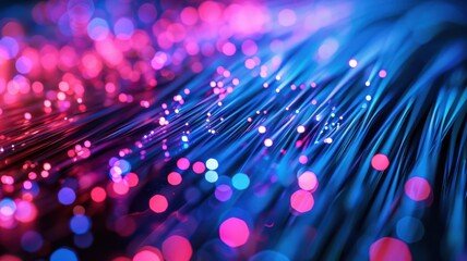 A blue and pink background with a blue and pink line