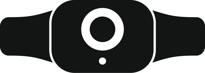 Poster - Action camera icon in simple style isolated on white background