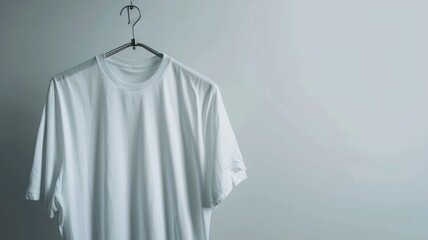 Sticker - A white shirt hanging on a hanger