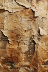 Sticker - Weathered and Cracked Brown Paper Texture