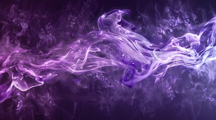 Poster - abstract black fire texture on a dark purple background	