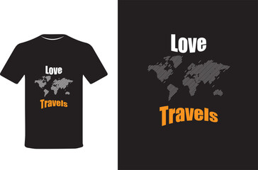 Sticker - Love Travels t-shirt design 2024