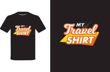 Wall Mural - My Travels T-shirt design 2024