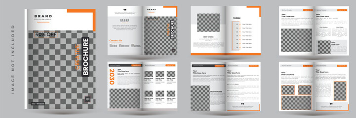 Wall Mural - Company profile Multipage brochure design template