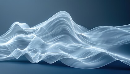 Canvas Print - Abstract animation of energy flow