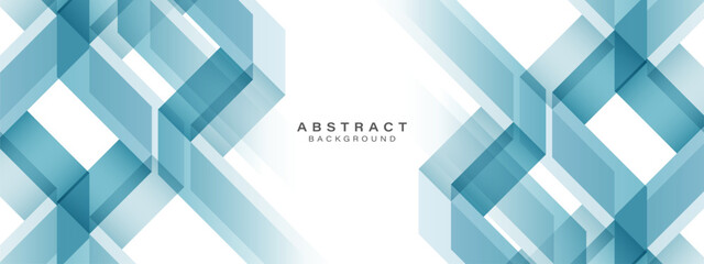 Canvas Print - abstract blue geometric on white background. modern futuristic graphic design element. suit for corp