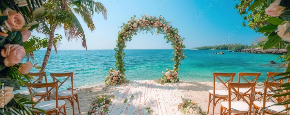 Private Island Wedding A secluded beach wedding on a private island ...