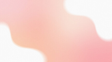 Wall Mural - Abstract empty background with subtle noise grainy gradient in pastel peach color