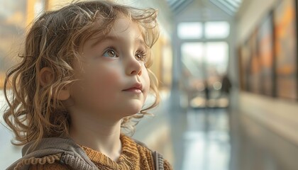 Wall Mural - Unrecognizable child 