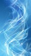 © Mikus - A cell phone with a blue backdrop, adorned with white swirls in this tight shot