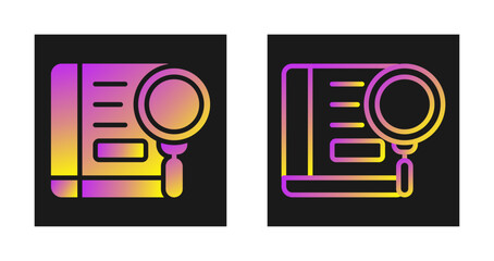 Sticker - Encyclopedia Vector Icon