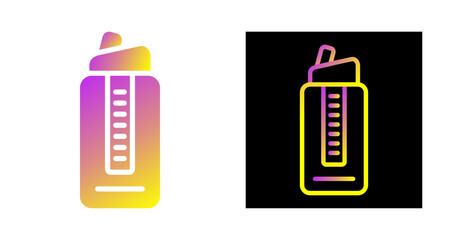 Sticker - Portable water purification Vector Icon