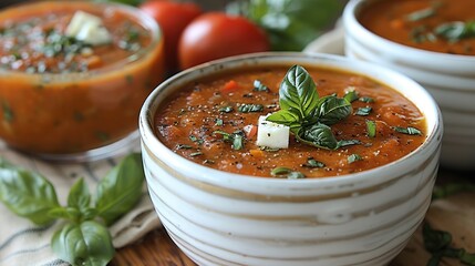 Sticker - Tomato Basil Soup with Feta Cheese